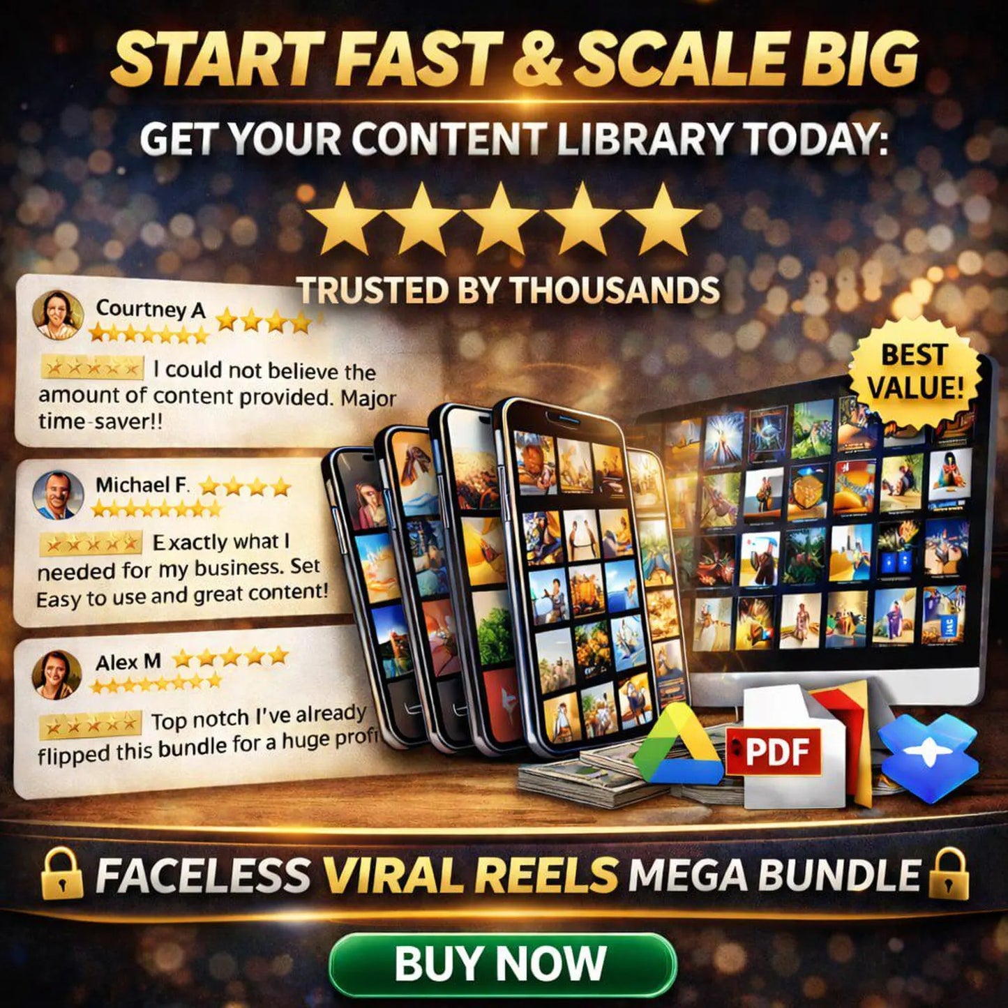 250K Viral Reels Mega Bundle (PLR + MRR)