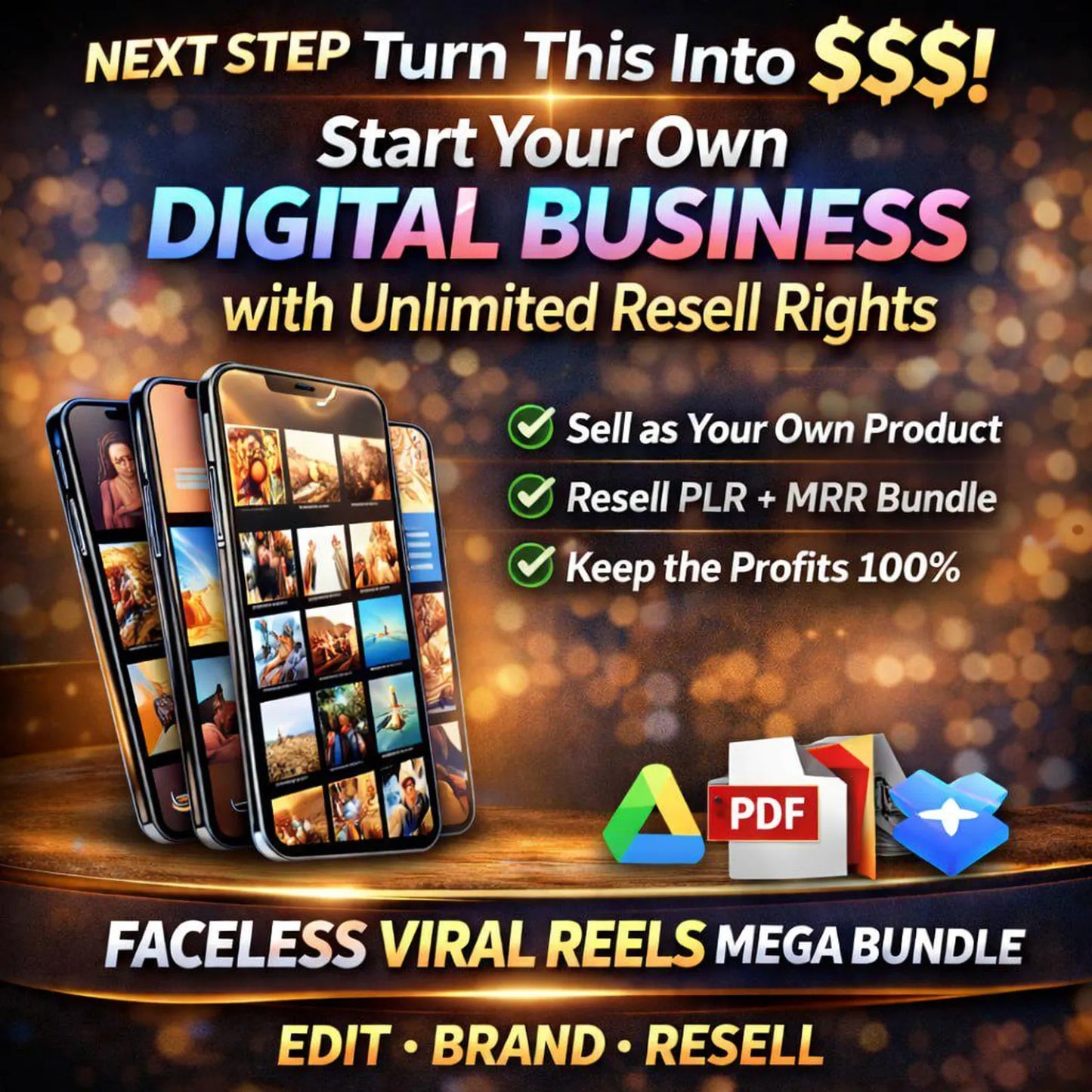 250K Viral Reels Mega Bundle (PLR + MRR)